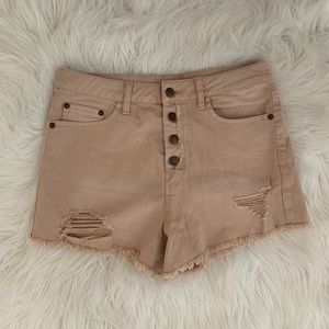 Sun & shadow blush shorts